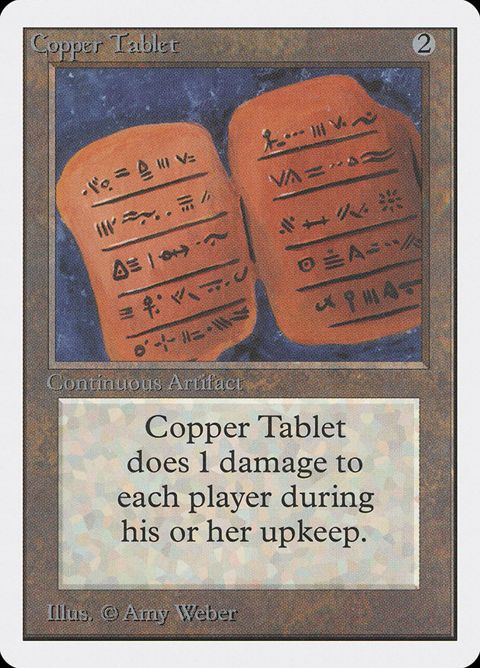 Copper Tablet (239)