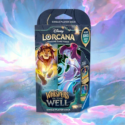 Disney Lorcana: Whispers in the Well Amber/Emerald Starter Deck