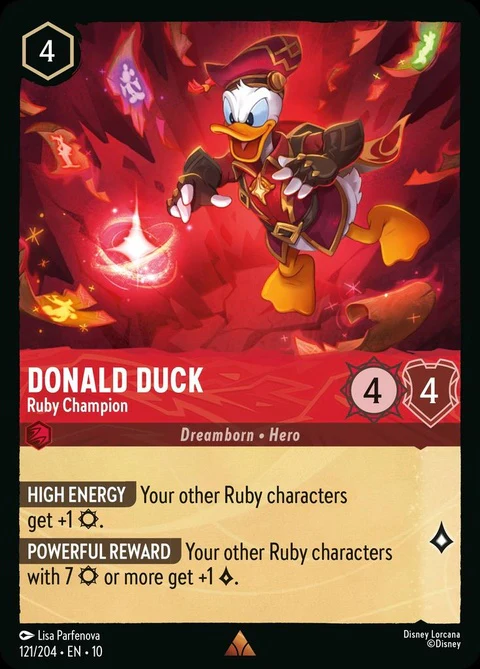 Donald Duck - Ruby Champion (121)