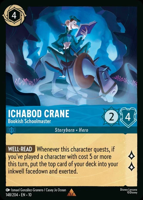 Ichabod Crane - Bookish Schoolmaster (148)