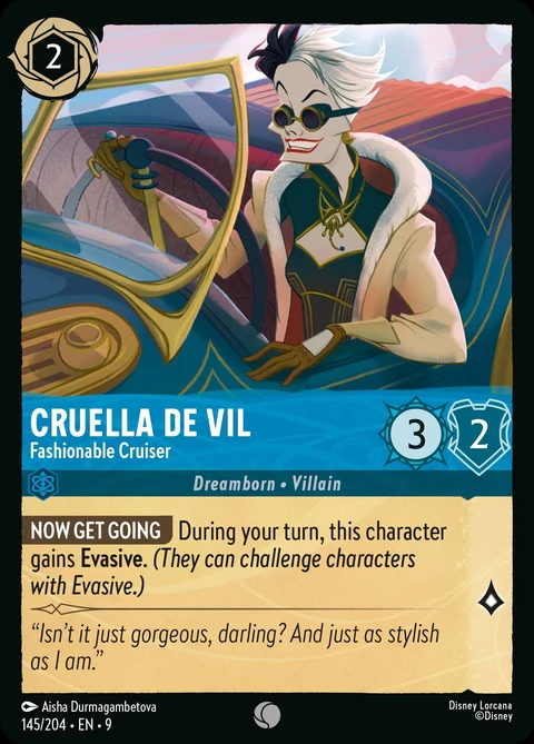 Cruella De Vil - Fashionable Cruiser (145)