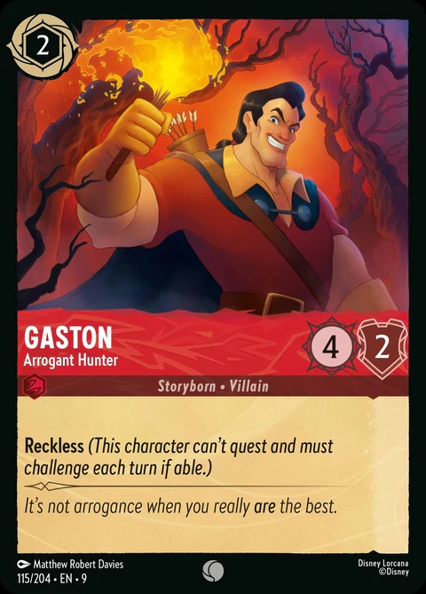 Gaston - Arrogant Hunter (115)