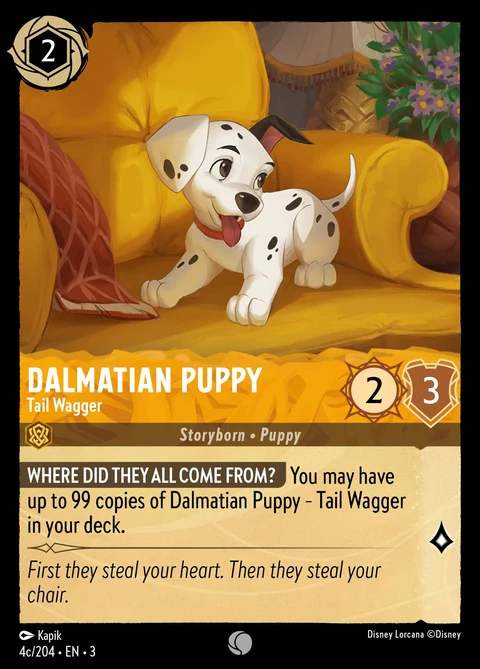 Dalmatian Puppy - Tail Wagger (4c)