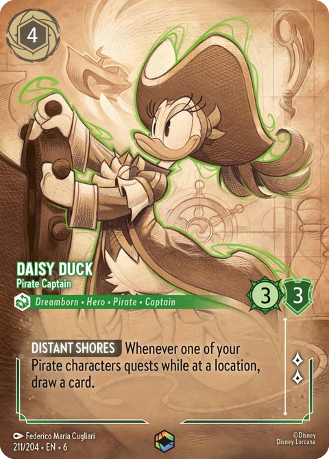 Daisy Duck - Pirate Captain (211)