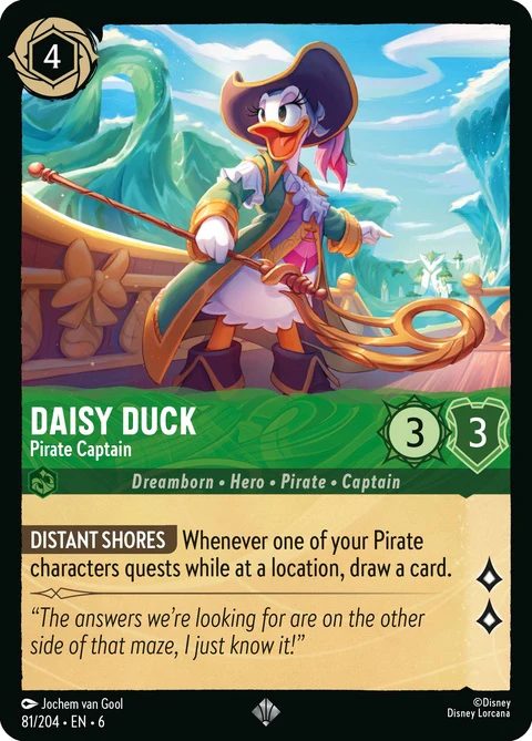 Daisy Duck - Pirate Captain (81)