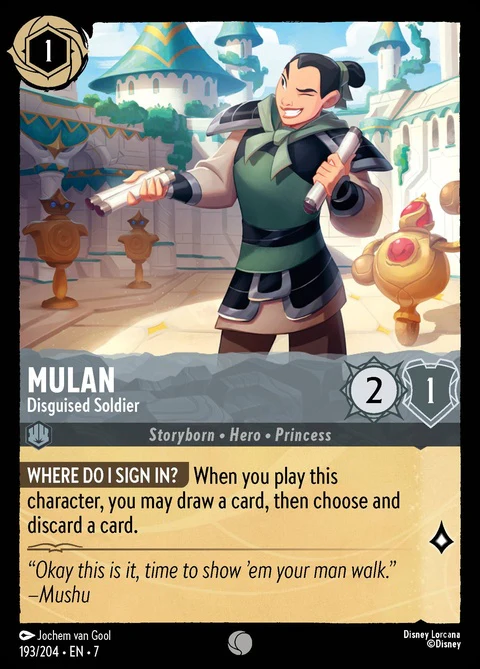 Mulan - Disguised Soldier (193)