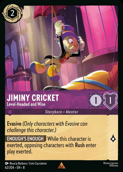 Jiminy Cricket - Level-Headed And Wise (62)