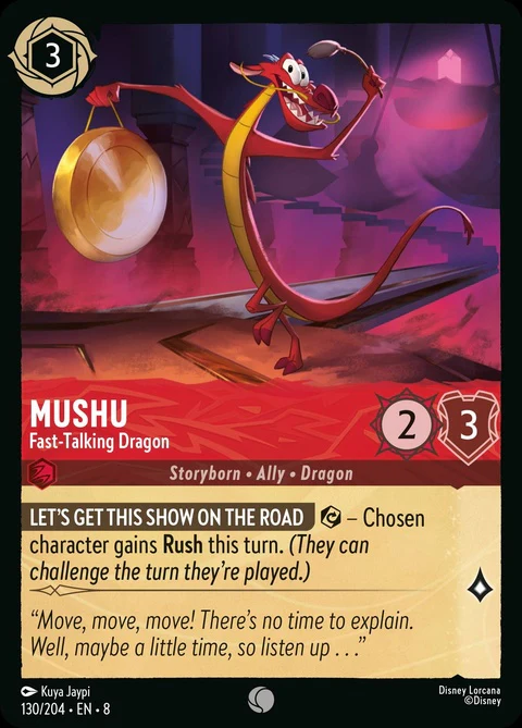 Mushu - Fast-Talking Dragon (130)