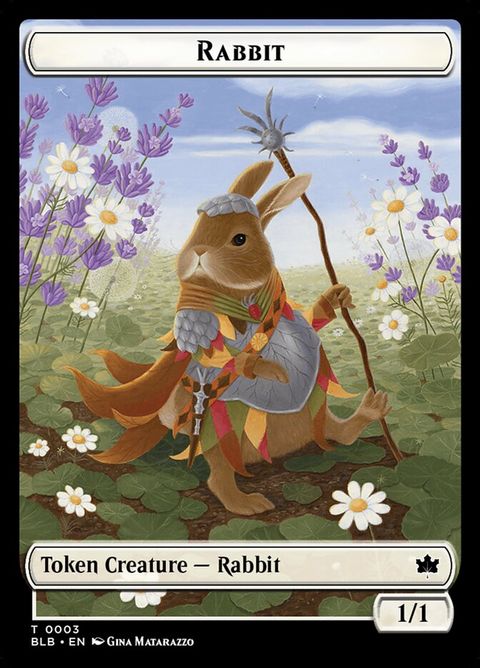 Rabbit // Flowerfoot Swordmaster (3/1)