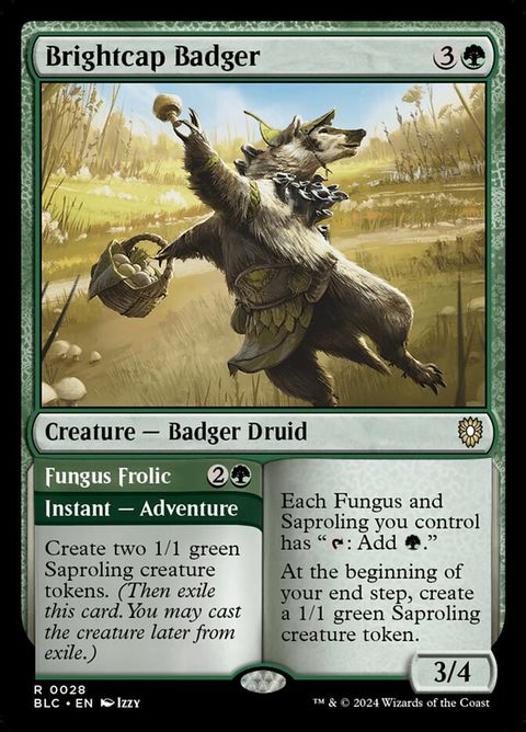 Brightcap Badger // Fungus Frolic (28)