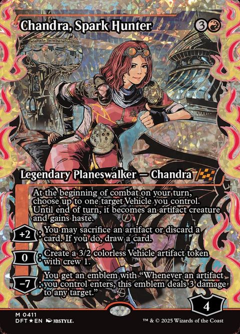 Chandra, Spark Hunter (411) - Fracture-Foil