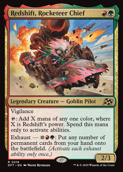 Redshift, Rocketeer Chief (218)
