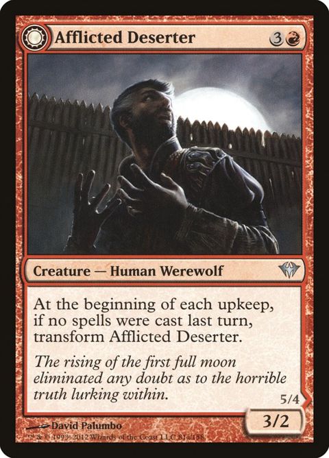 Afflicted Deserter // Werewolf Ransacker (81)