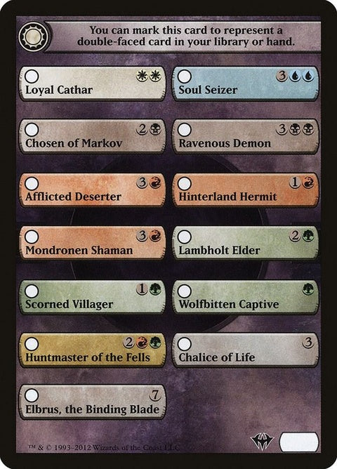 Checklist Card - Dark Ascension (0)