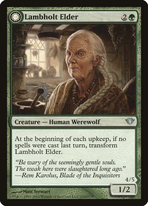 Lambholt Elder // Silverpelt Werewolf (122)