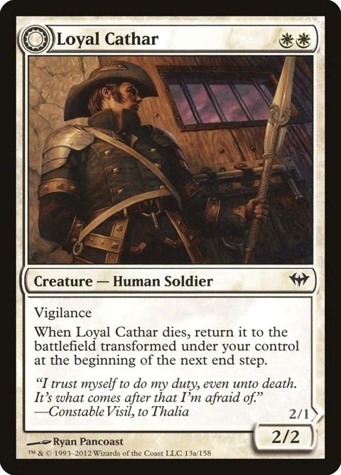 Loyal Cathar // Unhallowed Cathar (13)