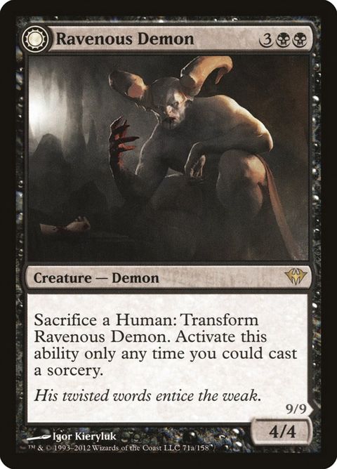 Ravenous Demon // Archdemon of Greed (71)