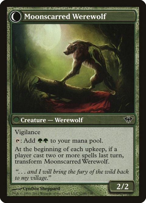 Scorned Villager // Moonscarred Werewolf (125) - Image 2