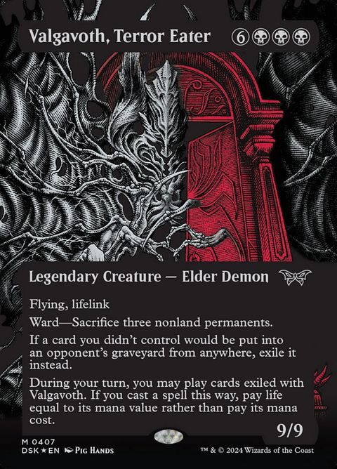 Valgavoth, Terror Eater (407) - Textured-Foil
