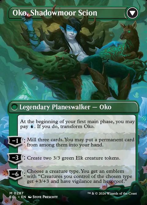 Oko, Lorwyn Liege // Oko, Shadowmoor Scion (287) - Image 2