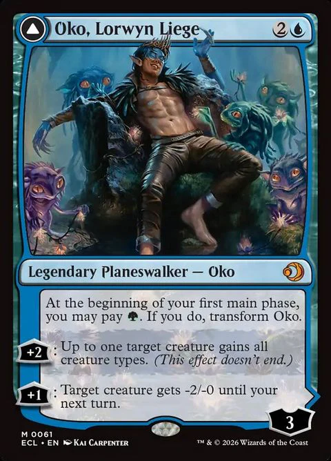 Oko, Lorwyn Liege // Oko, Shadowmoor Scion (61)