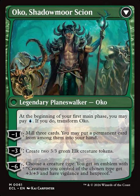 Oko, Lorwyn Liege // Oko, Shadowmoor Scion (61) - Image 2