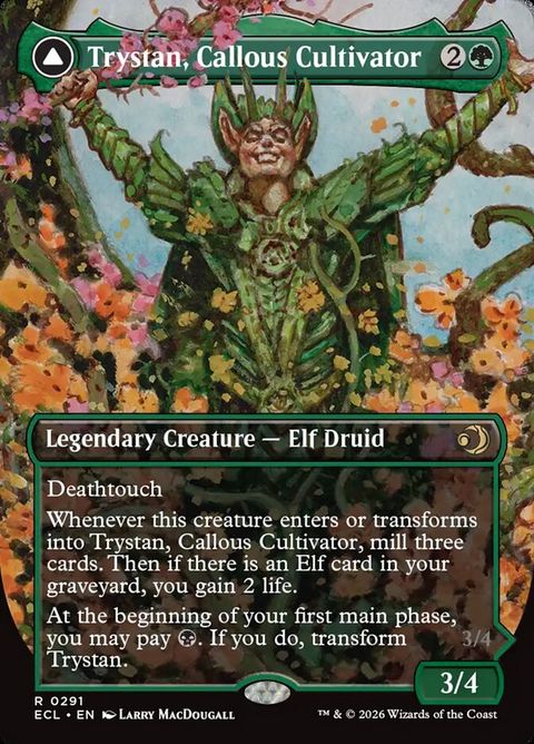 Trystan, Callous Cultivator // Trystan, Penitent Culler (291)