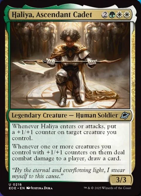 Haliya, Ascendant Cadet (218)