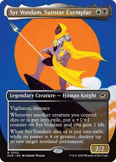 Syr Vondam, Sunstar Exemplar (302)