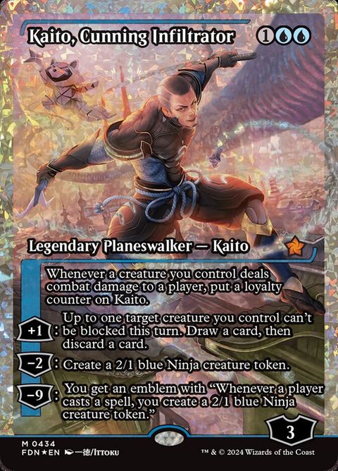 Kaito, Cunning Infiltrator (434) - Fracture-Foil