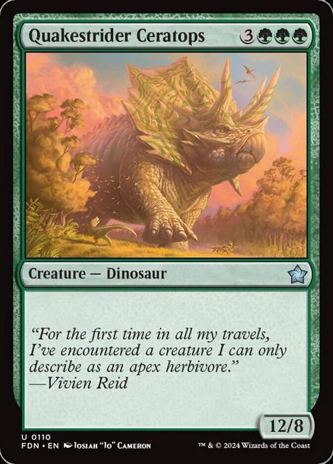 Quakestrider Ceratops (110)