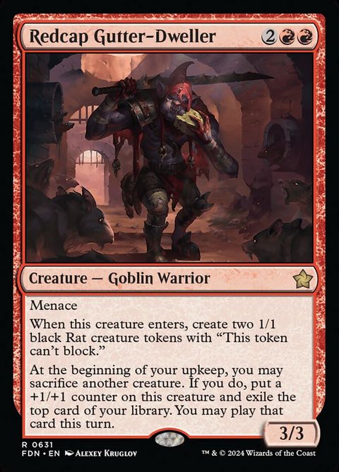 Redcap Gutter-Dweller (631)