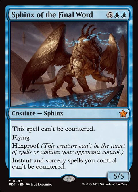 Sphinx of the Final Word (597)