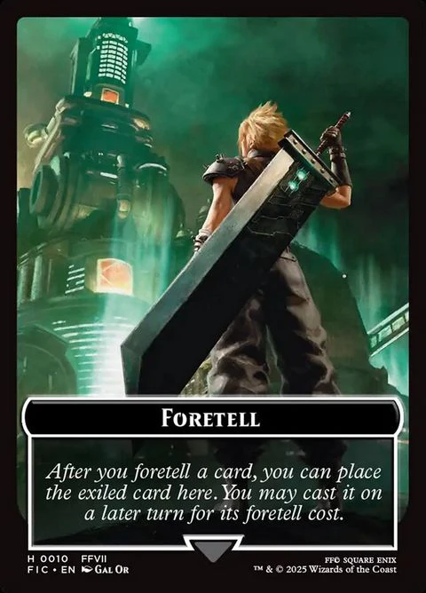 Foretell // Treasure (Surge Foil) (10/36) - Surge-Foil