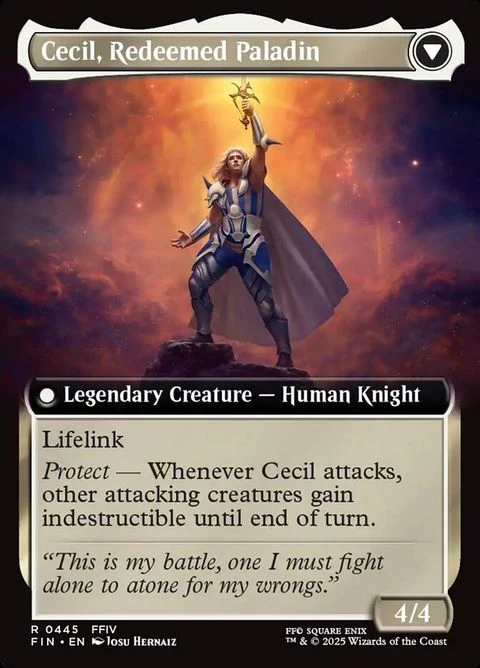 Cecil, Dark Knight // Cecil, Redeemed Paladin (445) - Image 2