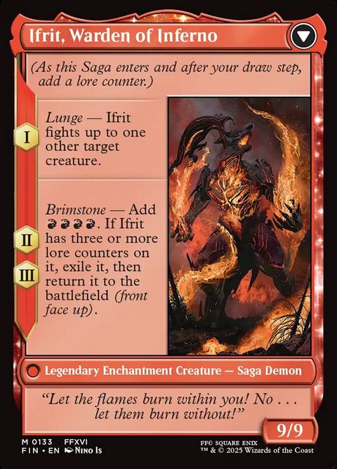 Clive, Ifrit's Dominant // Ifrit, Warden of Inferno (133) - Image 2
