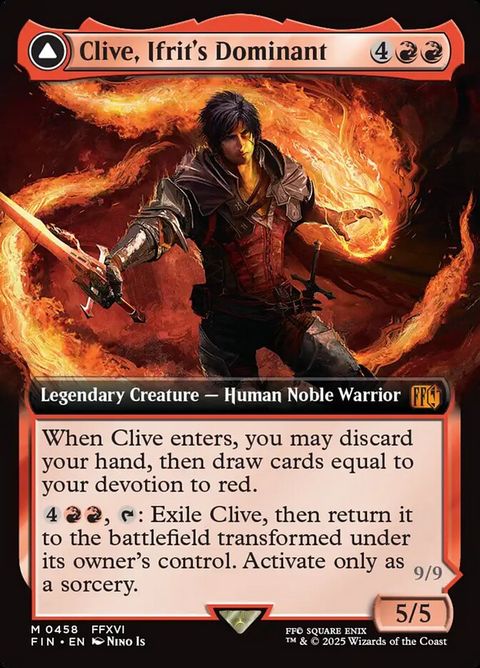 Clive, Ifrit's Dominant // Ifrit, Warden of Inferno (458)