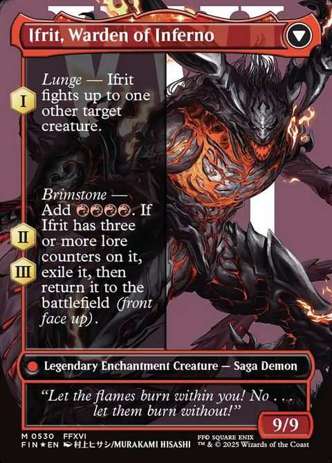 Clive, Ifrit's Dominant // Ifrit, Warden of Inferno (530) - Surge-Foil - Image 2