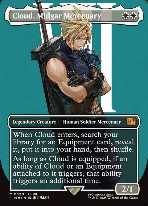 Cloud, Midgar Mercenary (520) - Surge-Foil