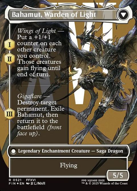 Dion, Bahamut's Dominant // Bahamut, Warden of Light (521) - Surge-Foil - Image 2