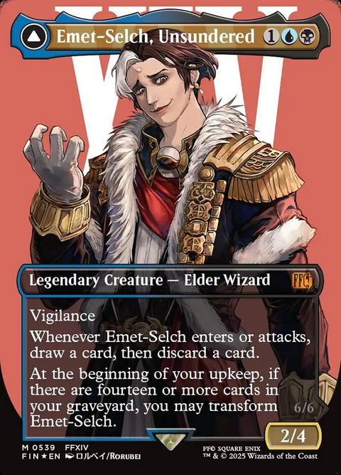 Emet-Selch, Unsundered // Hades, Sorcerer of Eld (539) - Surge-Foil