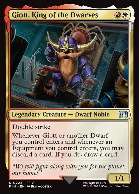 Giott, King of the Dwarves (223)