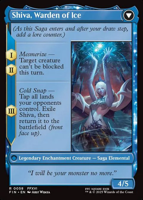 Jill, Shiva's Dominant // Shiva, Warden of Ice (58) - Image 2