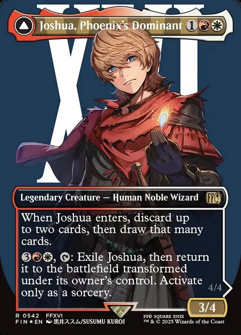 Joshua, Phoenix's Dominant // Phoenix, Warden of Fire (542) - Surge-Foil