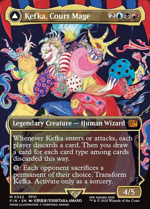 Kefka, Court Mage // Kefka, Ruler of Ruin (322)