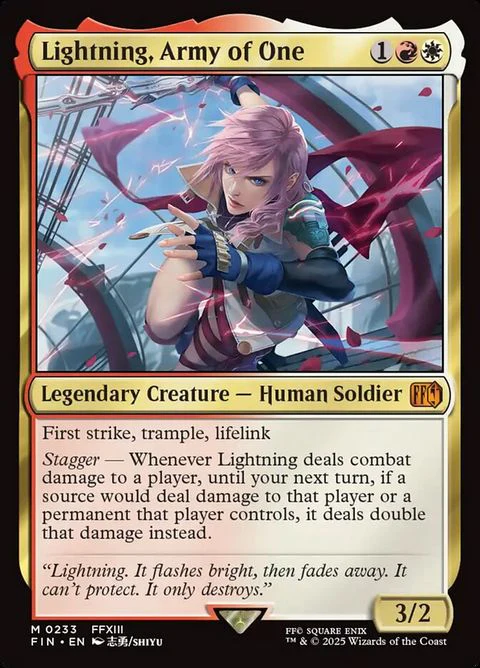Lightning, Army of One (233)