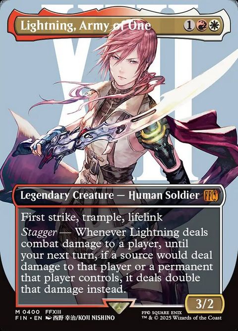 Lightning, Army of One (400)