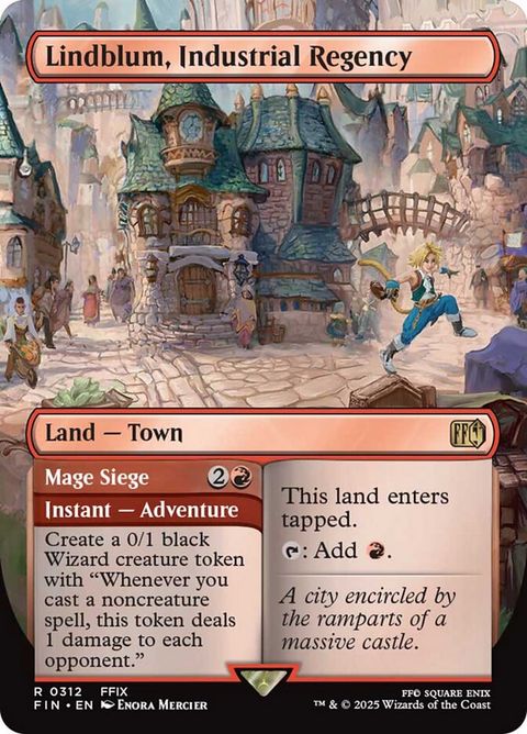 Lindblum, Industrial Regency // Mage Siege (312)