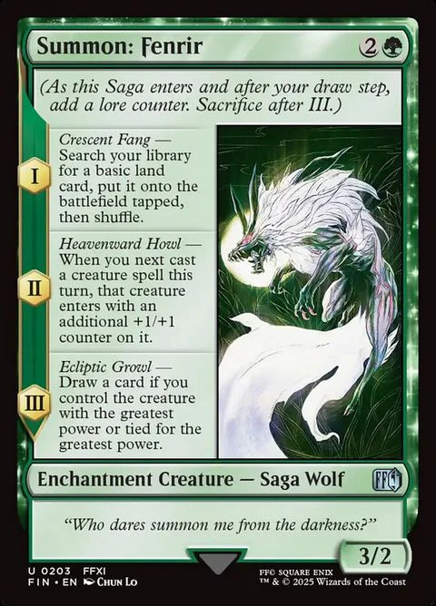 Summon: Fenrir (203)