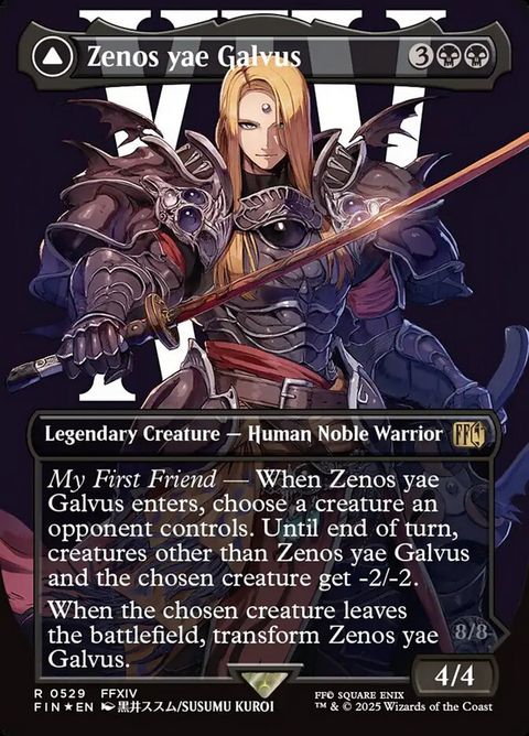 Zenos yae Galvus // Shinryu, Transcendent Rival (529) - Surge-Foil